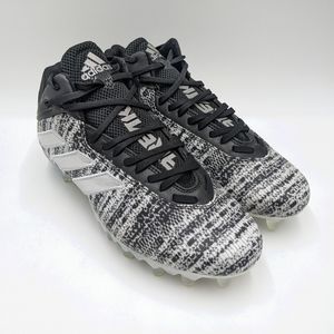 adidas Freak 21 Bounce Silver Black Football Cleats EF8699 Men's Size 10